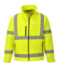 Veste softshell classic hi-vis (3 couches) de travail Jaune Portwest