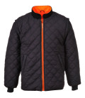 Parka haute-visibilité 7-en-1 traffic contrast de travail Orange/Bleu Portwest