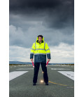 Parka haute-visibilité 7-en-1 traffic contrast de travail Jaune/Bleu Portwest
