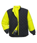 Parka haute-visibilité 7-en-1 traffic contrast de travail Jaune/Bleu Portwest