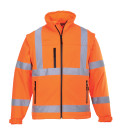 Blouson hivis softshell (3 couches) de travail Orange Portwest