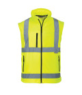Blouson hivis softshell (3 couches) de travail Jaune Portwest