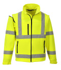 Blouson hivis softshell (3 couches) de travail Jaune Portwest