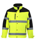 Softshell hv bicolore (3 couches) de travail Jaune Portwest