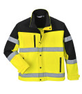 Softshell hv bicolore (3 couches) de travail Jaune Portwest