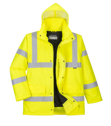 Parka hi-vis respirante de travail Jaune Portwest