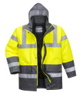 Parka bicolore traffic de travail Jaune/Gris Portwest