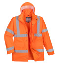 Parka hi-vis 4-en-1 de travail Orange Portwest
