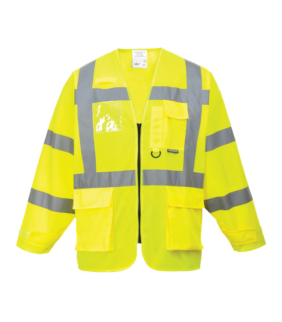 Veste executive hi-vis de travail Jaune Portwest
