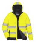 Doudoune chauffante haute visibilité par ultrasons de travail Jaune/Noir Portwest