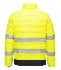Doudoune chauffante haute visibilité par ultrasons de travail Jaune/Noir Portwest