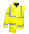 Parka hi-vis essential 5 en 1 de travail Jaune Portwest