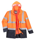 Parka bicolore executive 5-en-1 de travail Orange/Bleu Portwest