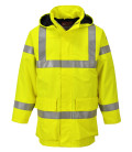 Veste de pluie hi-vis multi lite bizflame de travail Jaune Portwest