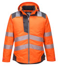 Parka hv pw3 de travail Orange/Gris Portwest