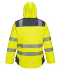 Parka hv pw3 de travail Jaune/Gris Portwest