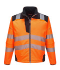 Softshell haute-visibilité pw3 de travail Orange/Noir Portwest