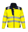 Softshell haute-visibilité pw3 de travail Jaune/Bleu Portwest