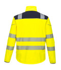 Softshell haute-visibilité pw3 de travail Jaune/Bleu Portwest
