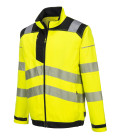Veste hv pw3 de travail Jaune/Noir Portwest