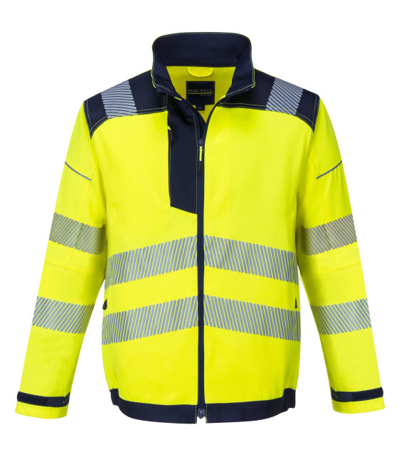 Veste hv pw3 de travail Jaune/Bleu Portwest