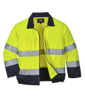 Veste hi-vis madrid de travail Jaune/Bleu Portwest