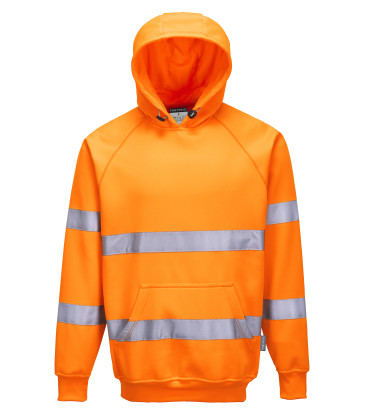 Sweat à Capuche Haute Visibilité Pour Hommes - Confortable, Avec Poches Zippées, Idéal Chantier Et Entrepôt