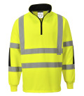 Sweatshirt rugby xenon de travail Jaune Portwest