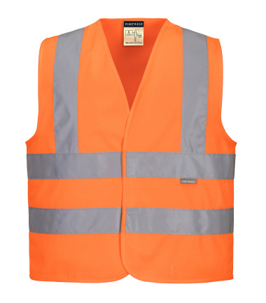 Gilet hi-vis enfants de travail Orange Portwest