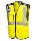 Gilet multipoches haute-visibilité pw3 de travail Jaune/Noir Portwest