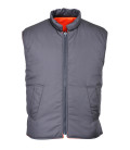 Gilet de froid réversible ris de travail Orange Portwest