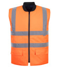 Gilet hv réversible de travail Orange Portwest