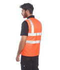 Gilet hv réversible de travail Orange Portwest