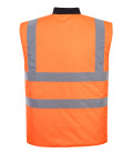 Gilet hv réversible de travail Orange Portwest