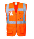 Gilet hi-vis executive - berlin de travail Orange Portwest