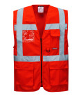 Gilet hi-vis executive - berlin de travail Rouge Portwest