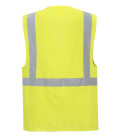 Gilet hi-vis executive - berlin de travail Jaune Portwest