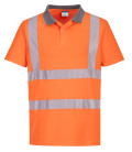 Polo eco haute visibilité (pack de 6) de travail Orange Portwest