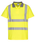 Polo eco haute visibilité (pack de 6) de travail Jaune Portwest