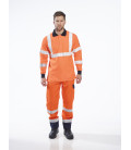 Polo résistant à la flamme avec norme ris de travail Orange Portwest