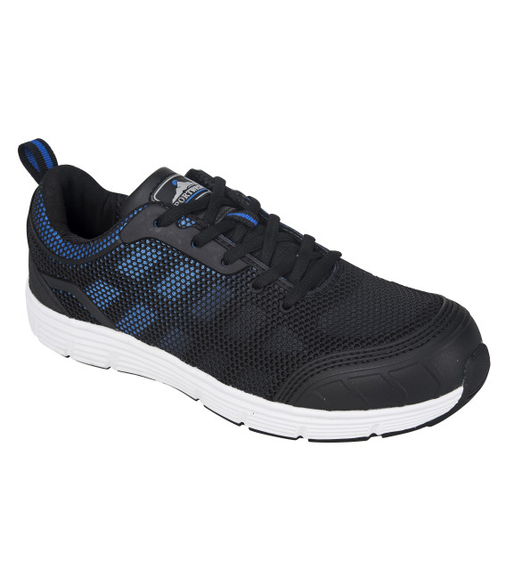 Tennis tove steelite s1p de travail Noir/Bleu Portwest