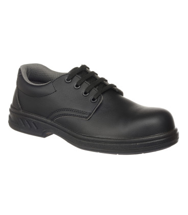 Ergos Lausanne 4 S2 SR FO - Chaussures De Sécurité Mocassin Blanc | Ultra Confortables Pour Cuisine, Restauration & Agroalimentaire