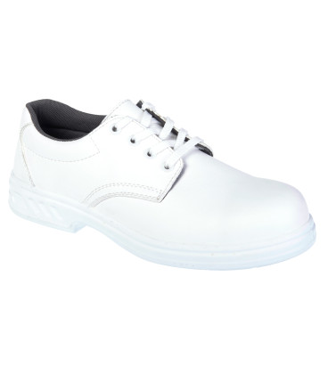 Chaussure à lacets s2 de travail Blanc Portwest