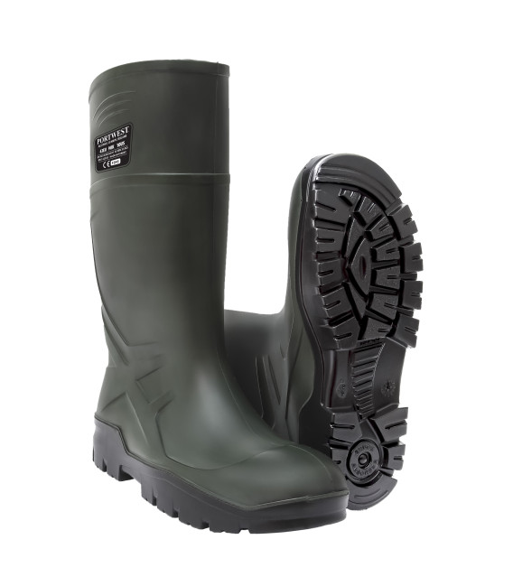 Botte pu s5 ci fo de travail Vert Portwest