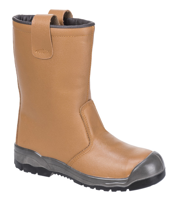 Botte fourrée s1p(surembout renforcé) de travail Bronze Portwest