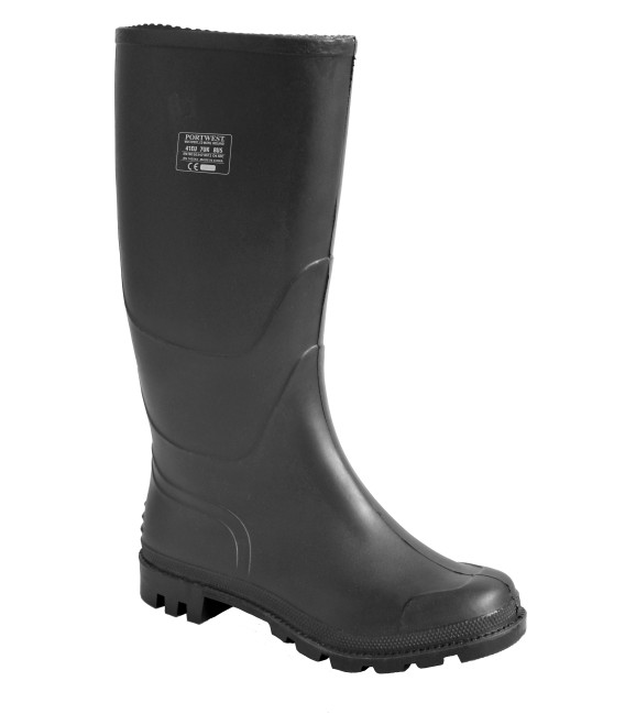 Botte pvc wellington 04 de travail Noir Portwest