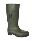 Bottes de sécurité wellington s5 de travail Vert Portwest