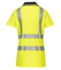Polo ladies pro de travail Jaune/Noir Portwest