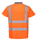 Polo haute visibilité ris de travail Orange Portwest