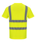 T-shirt hi-vis mc coton comfort de travail Jaune Portwest